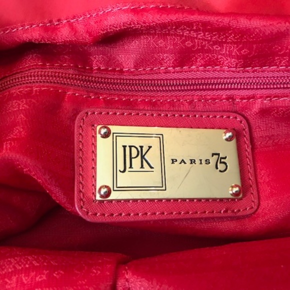 Sac Hobo JPK Paris 75 - Nylon Noir, Sangle Cuir - Taille Moyenne - Occasion
